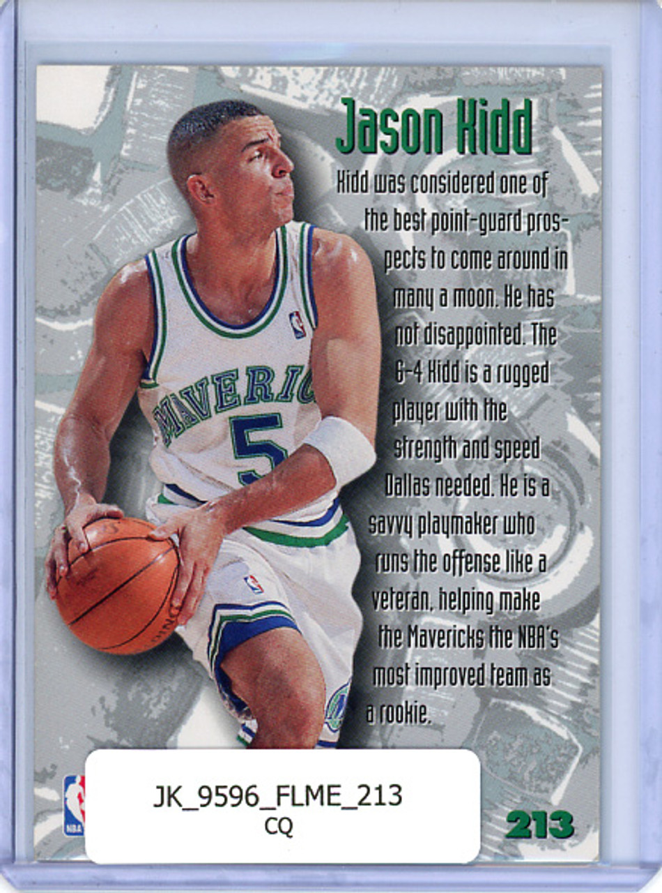 Jason Kidd 1995-96 Metal #213 Nuts & Bolts (CQ)