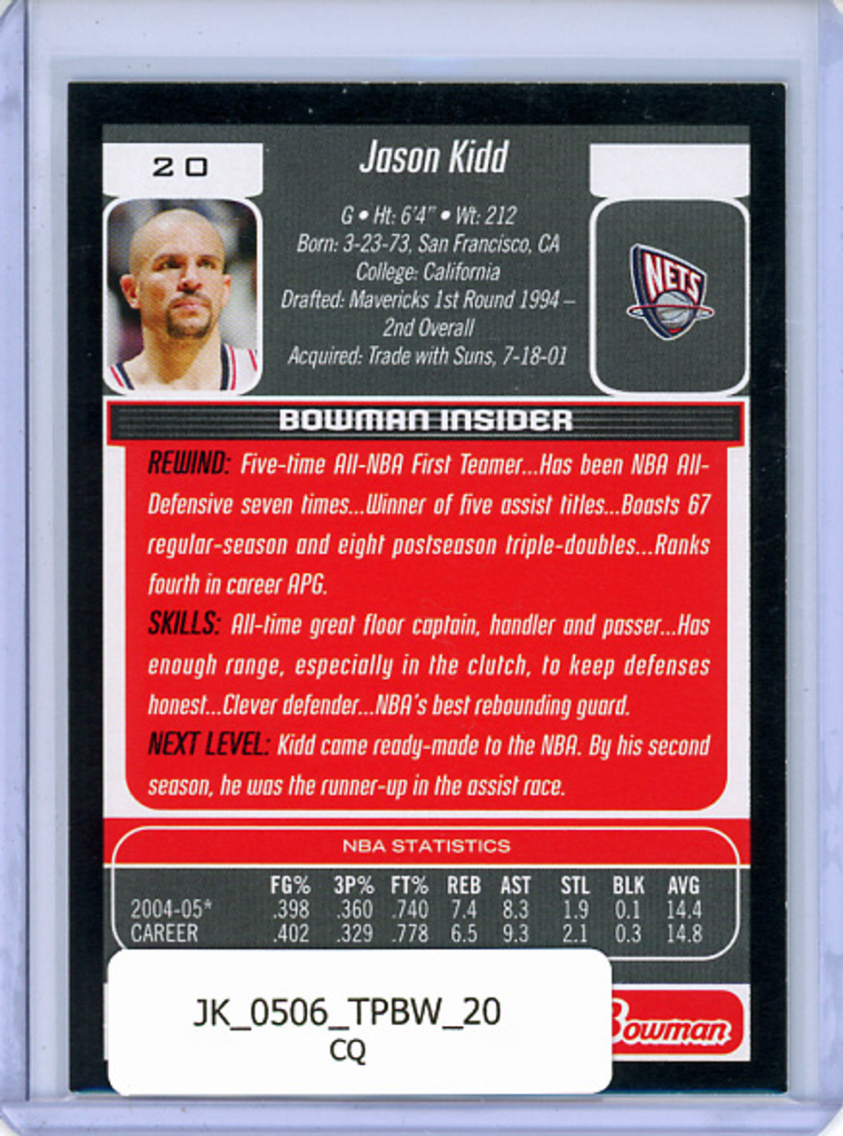 Jason Kidd 2005-06 Bowman #20 (CQ)