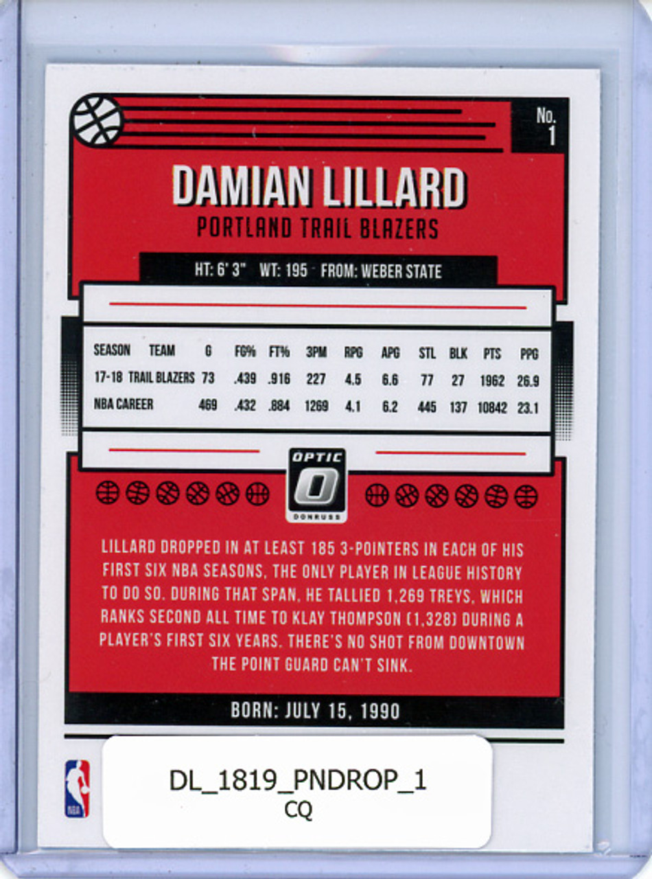 Damian Lillard 2018-19 Donruss Optic #1 (CQ)