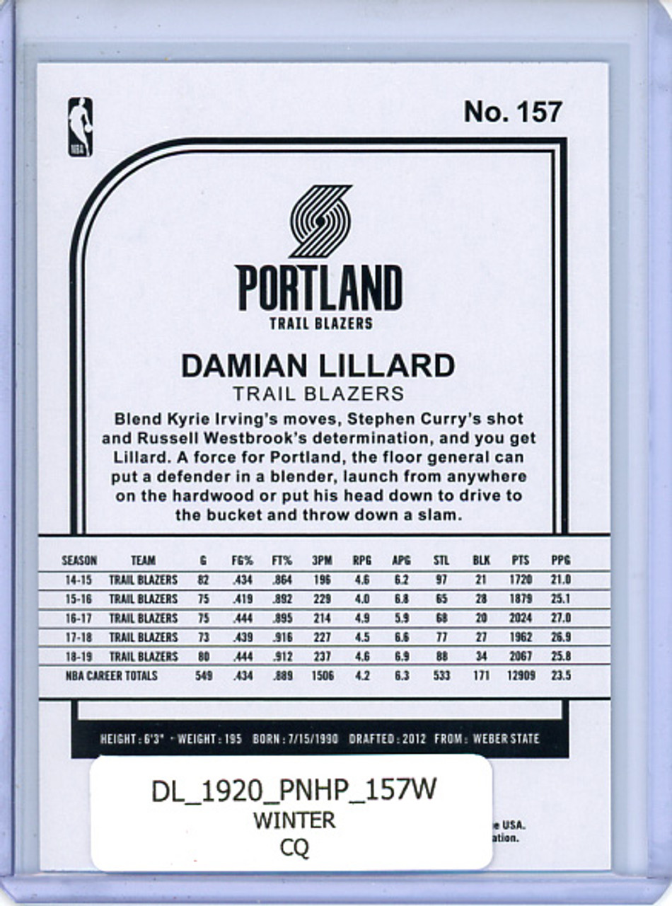 Damian Lillard 2019-20 Hoops #157 Winter (CQ)
