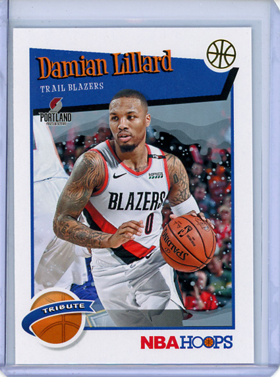 Damian Lillard 2019-20 Hoops #291 Tribute Winter (CQ)