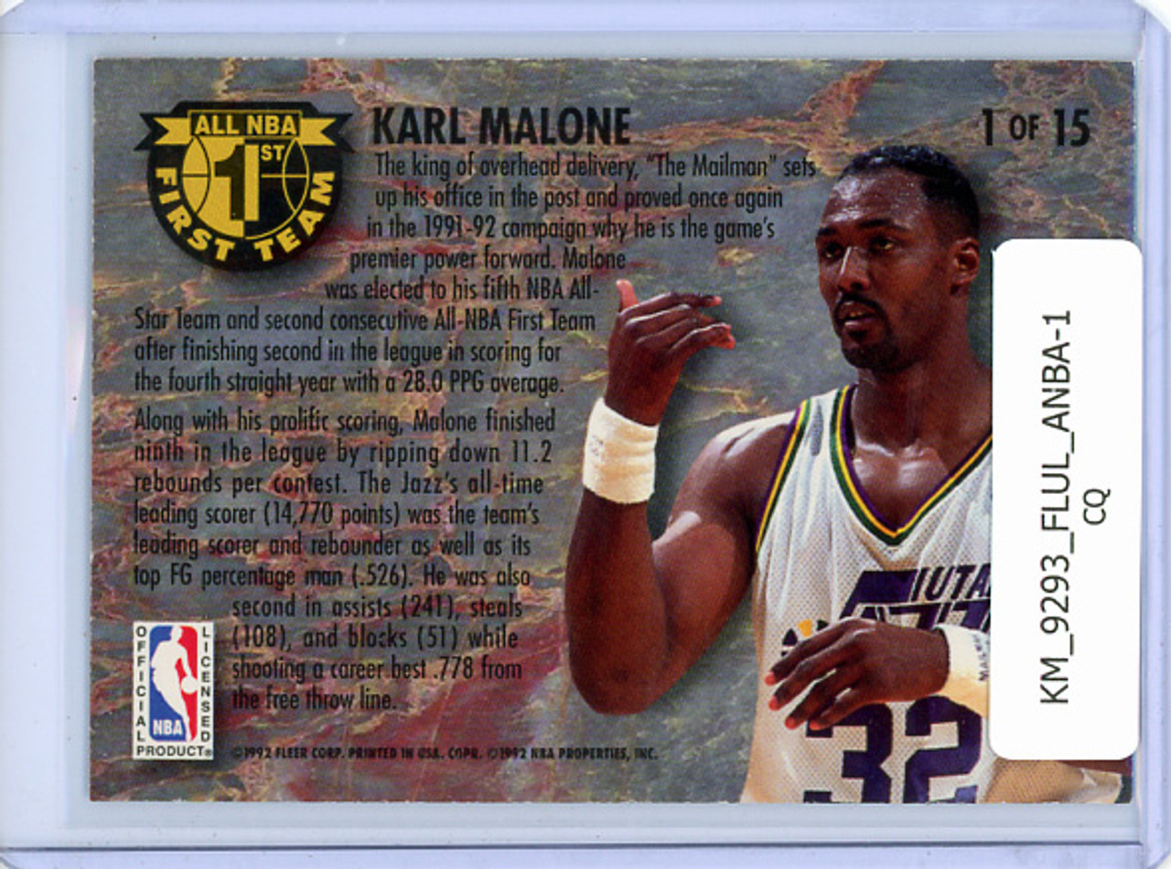 Karl Malone 1992-93 Ultra, All-NBA #1 (CQ)