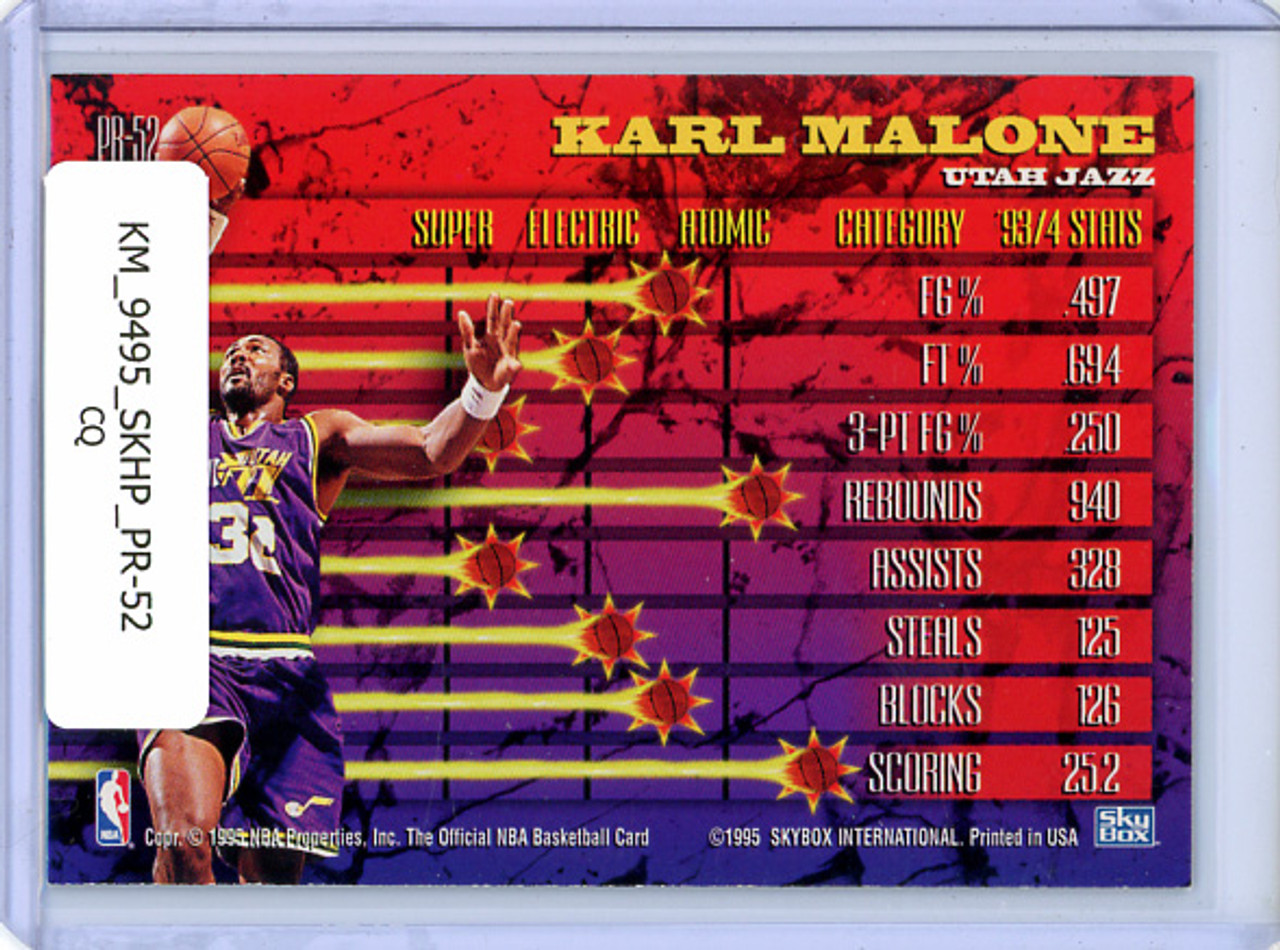 Karl Malone 1994-95 Hoops, Power Ratings #PR-52 (CQ)