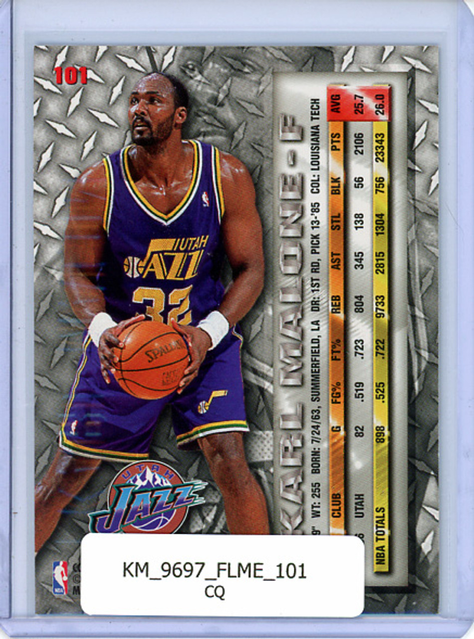 Karl Malone 1996-97 Metal #101 (CQ)