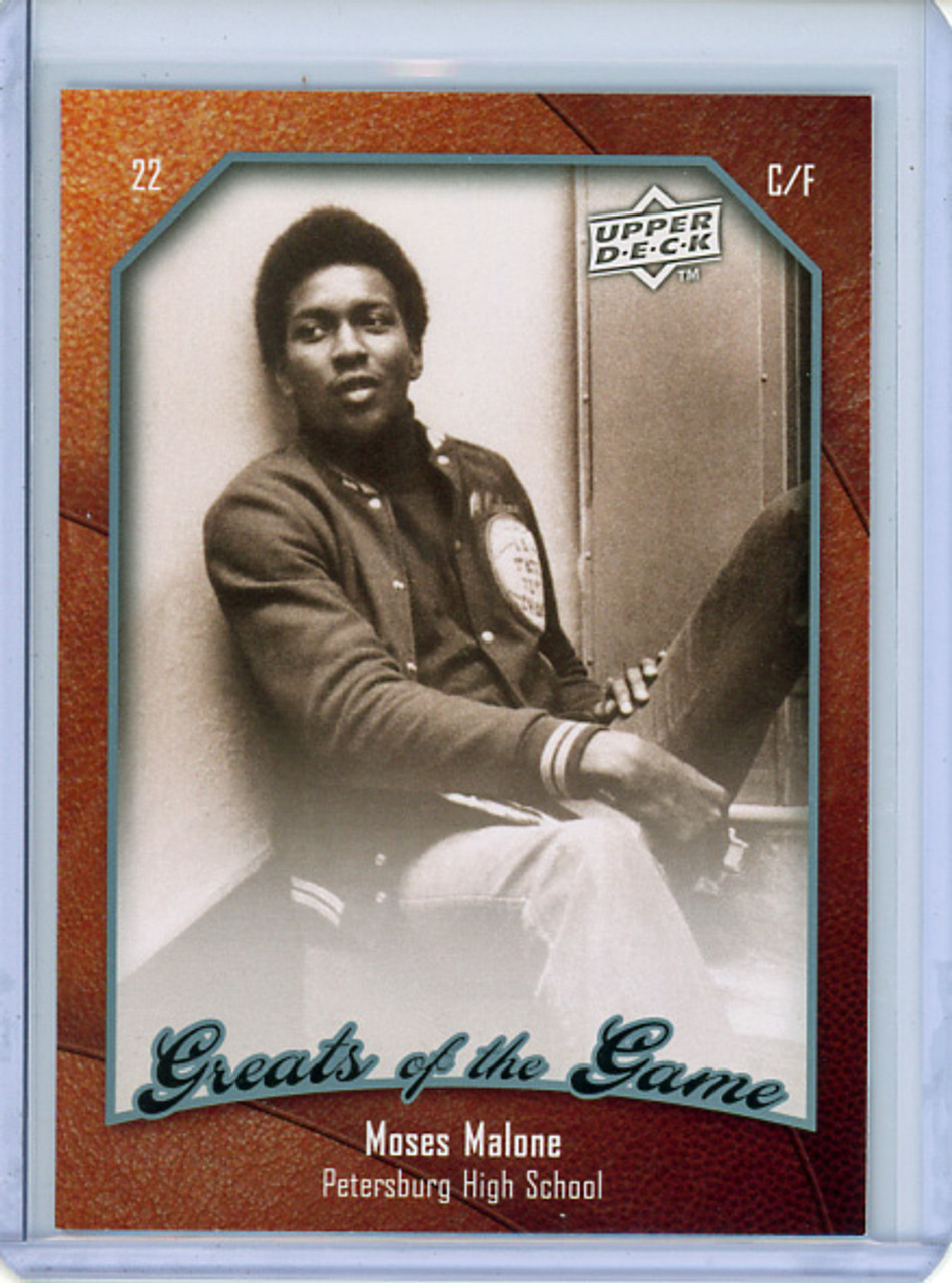 Moses Malone 2010 Upper Deck Greats of the Game #71 (CQ)