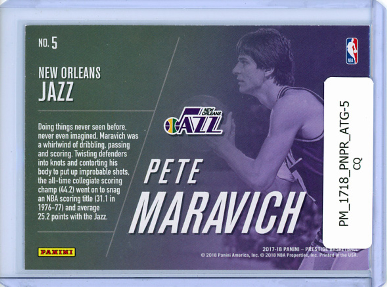 Pete Maravich 2017-18 Prestige, All-Time Greats #5 (CQ)