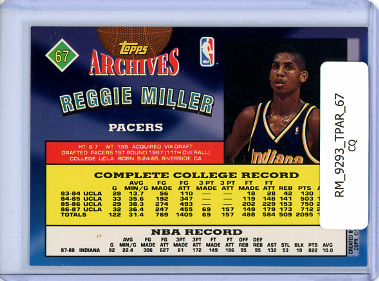 Reggie Miller 1992-93 Archives #67 (CQ)