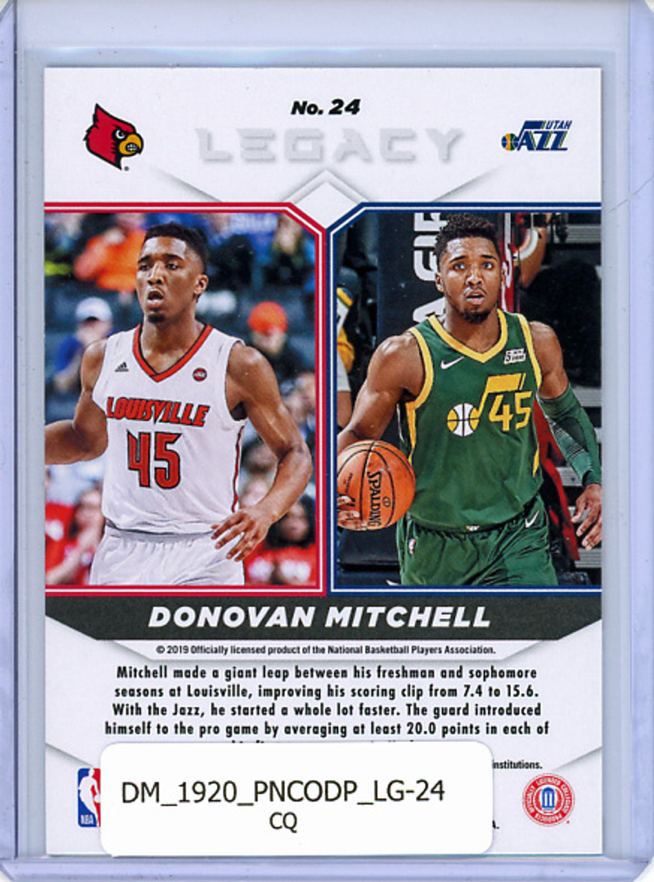 Donovan Mitchell 2019-20 Contenders Draft Picks, Legacy #24 (CQ)