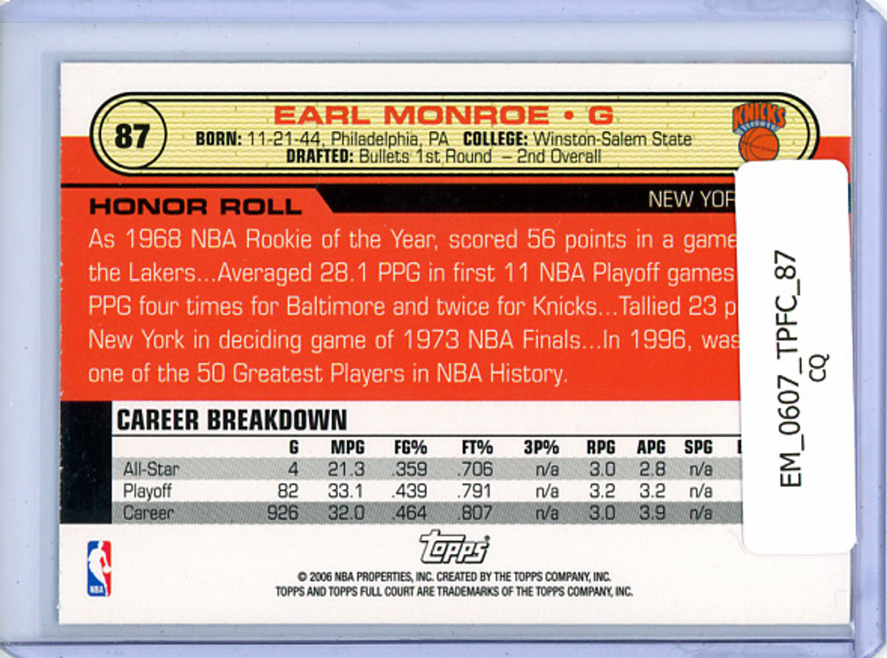 Earl Monroe 2006-07 Topps Full Court #87 (CQ)