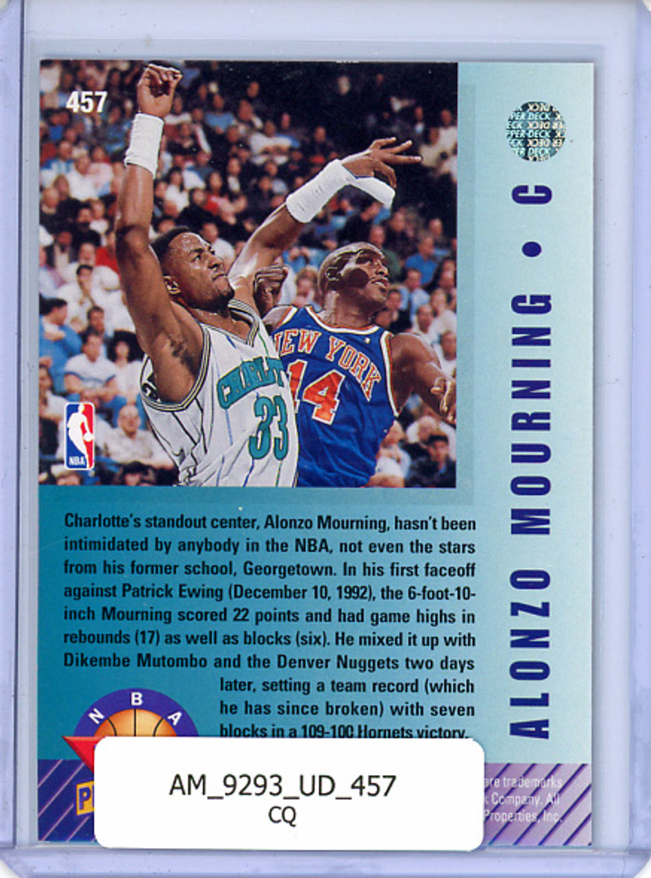 Alonzo Mourning 1992-93 Upper Deck #457 Top Prospects (CQ)