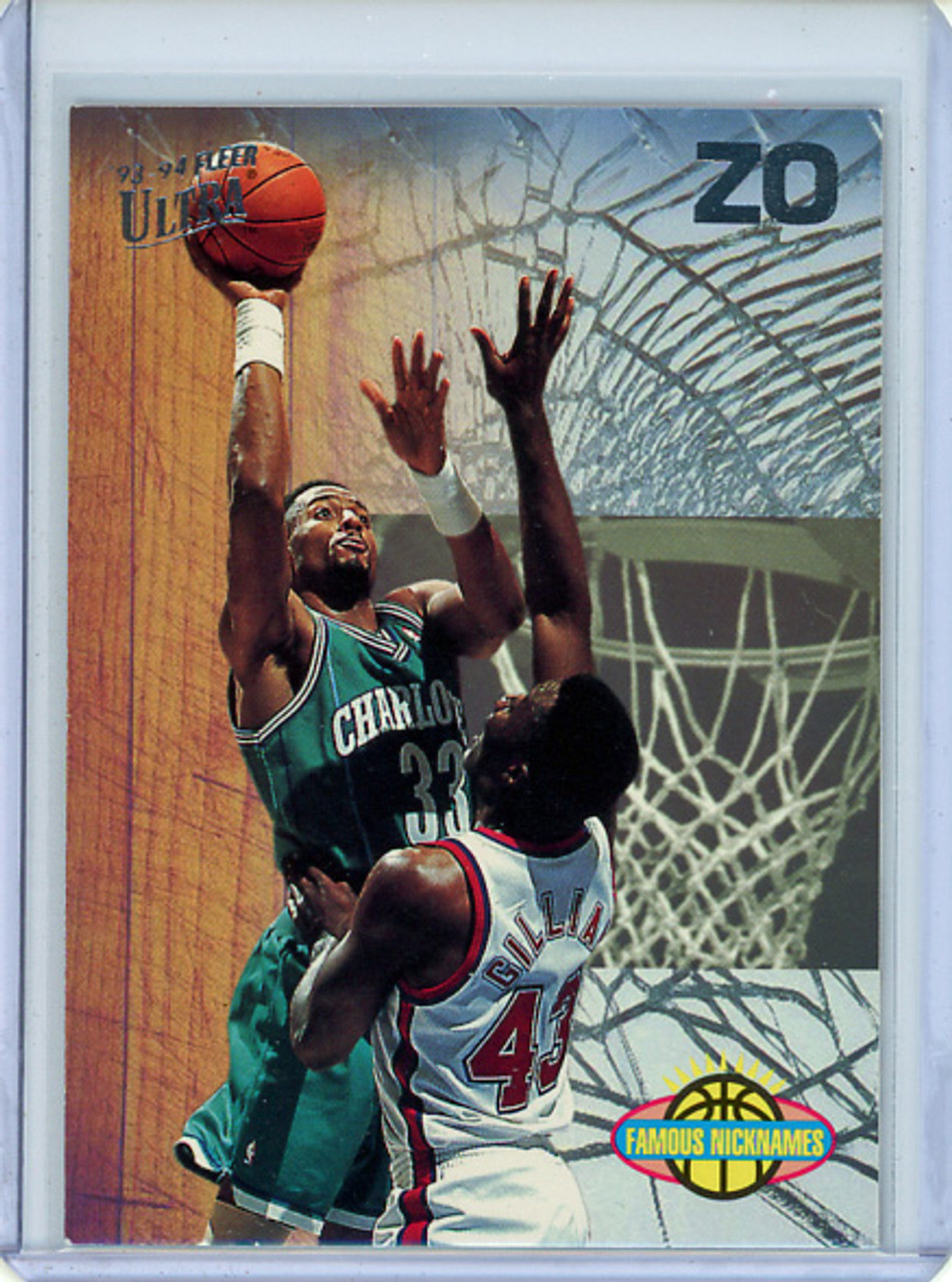 Alonzo Mourning 1993-94 Ultra, Famous Nicknames #11 (CQ)