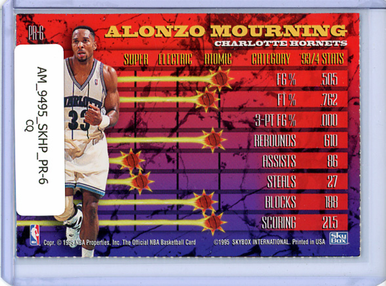 Alonzo Mourning 1994-95 Hoops, Power Ratings #PR-6 (CQ)