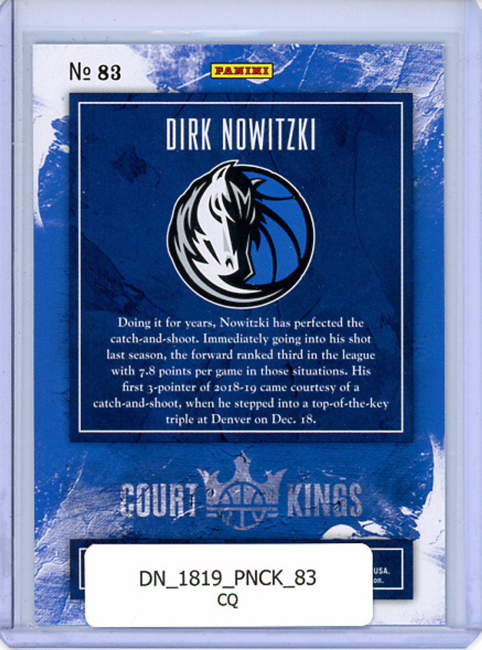 Dirk Nowitzki 2018-19 Court Kings #83 (CQ)
