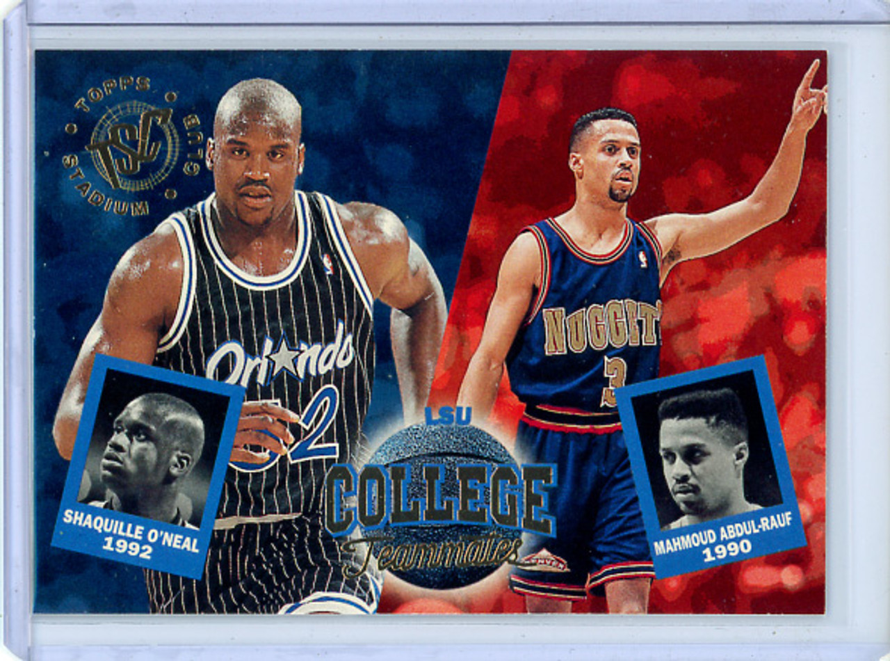 Shaquille O'Neal, Mahmoud Abdul-Rauf 1994-95 Stadium Club #102 College Teammates  (CQ)