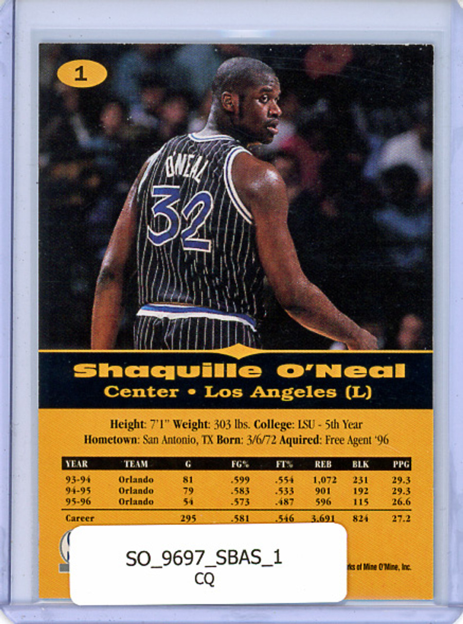 Shaquille O'Neal 1996-97 Score Board All Sport #1 (CQ)