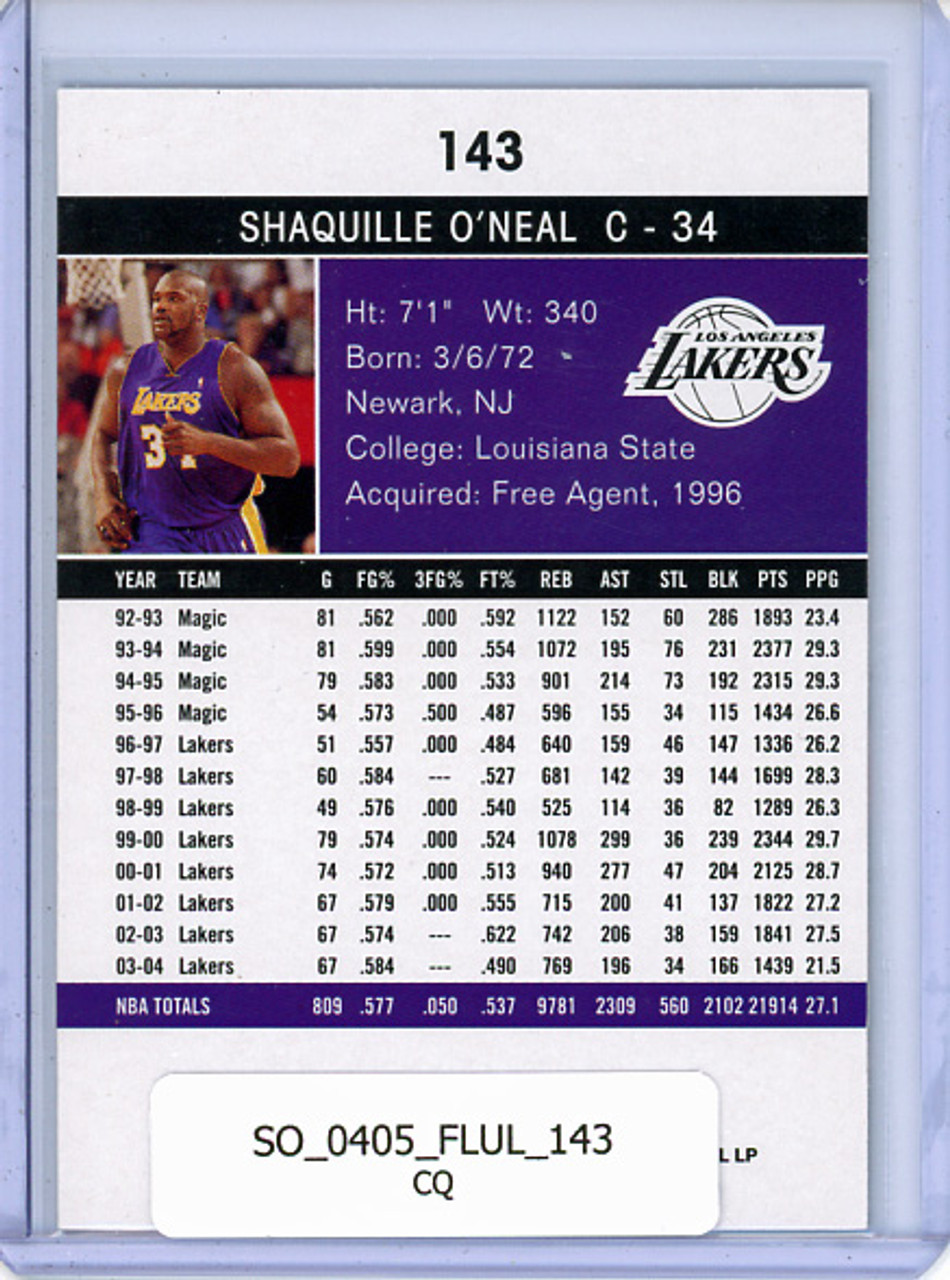 Shaquille O'Neal 2004-05 Ultra #143 (CQ)