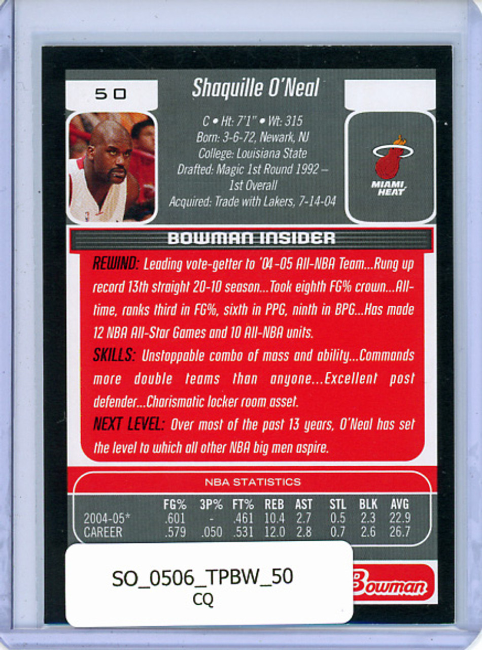 Shaquille O'Neal 2005-06 Bowman #50 (CQ)