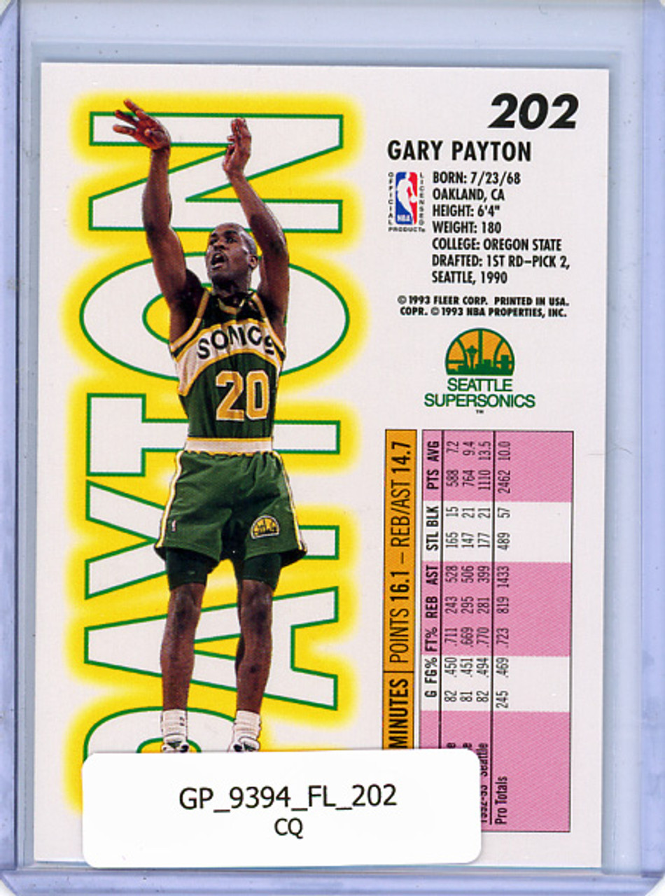 Gary Payton 1993-94 Fleer #202 (CQ)