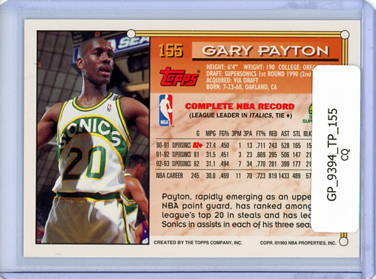 Gary Payton 1993-94 Topps #155 (CQ)