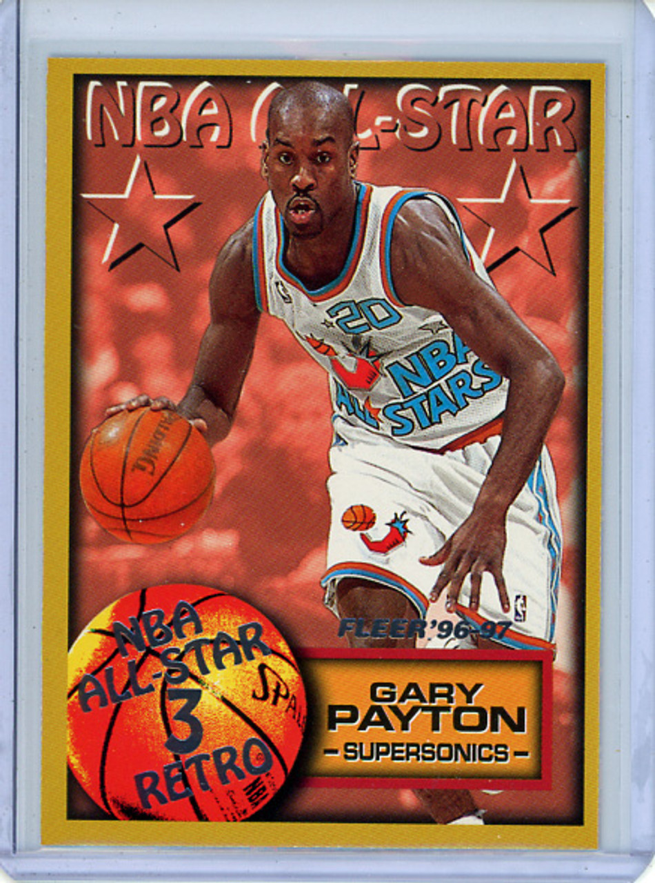 Gary Payton 1996-97 Fleer #293 All-Star (CQ)