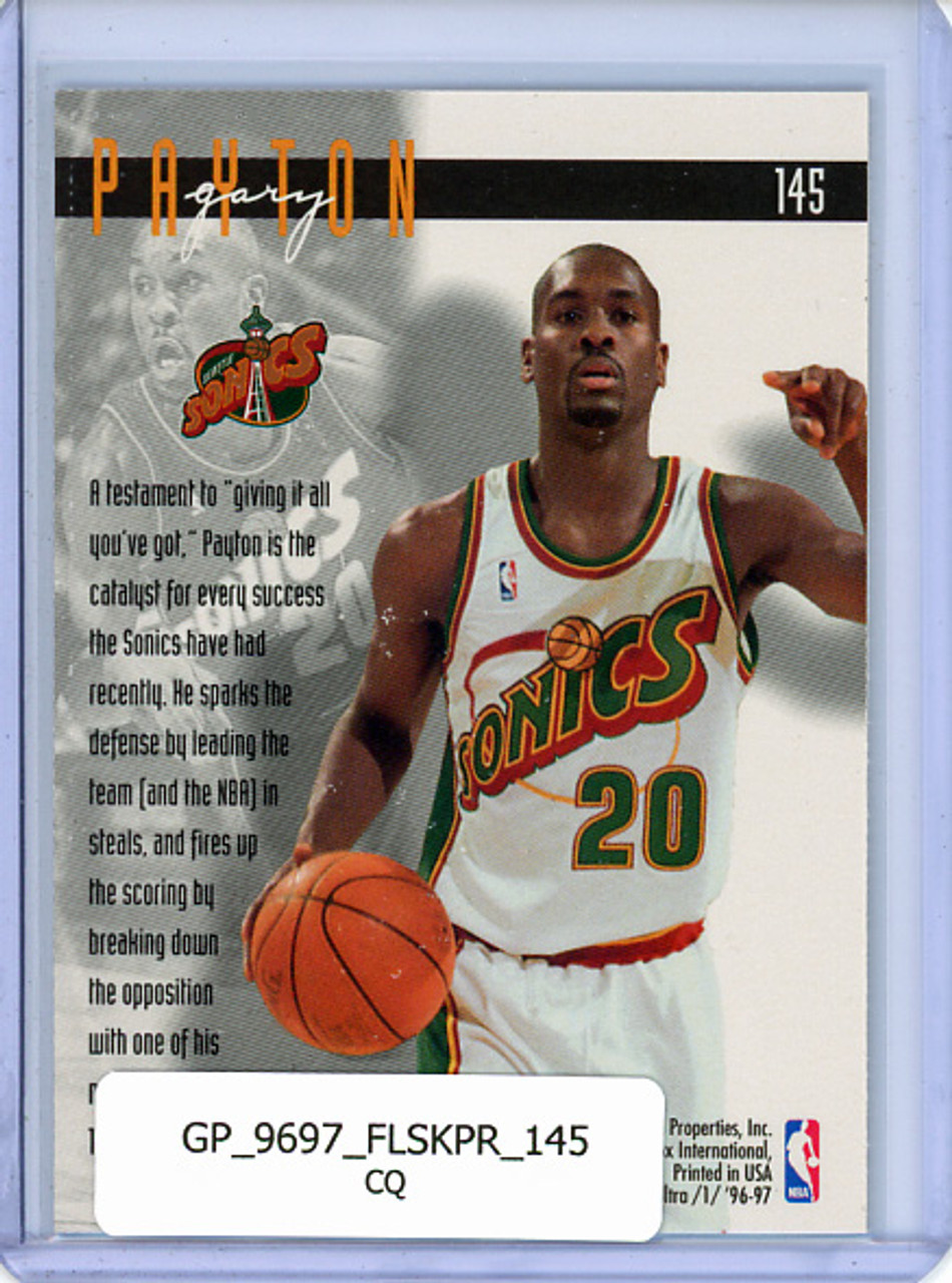 Gary Payton 1996-97 Ultra #145 Ultra Effort (CQ)