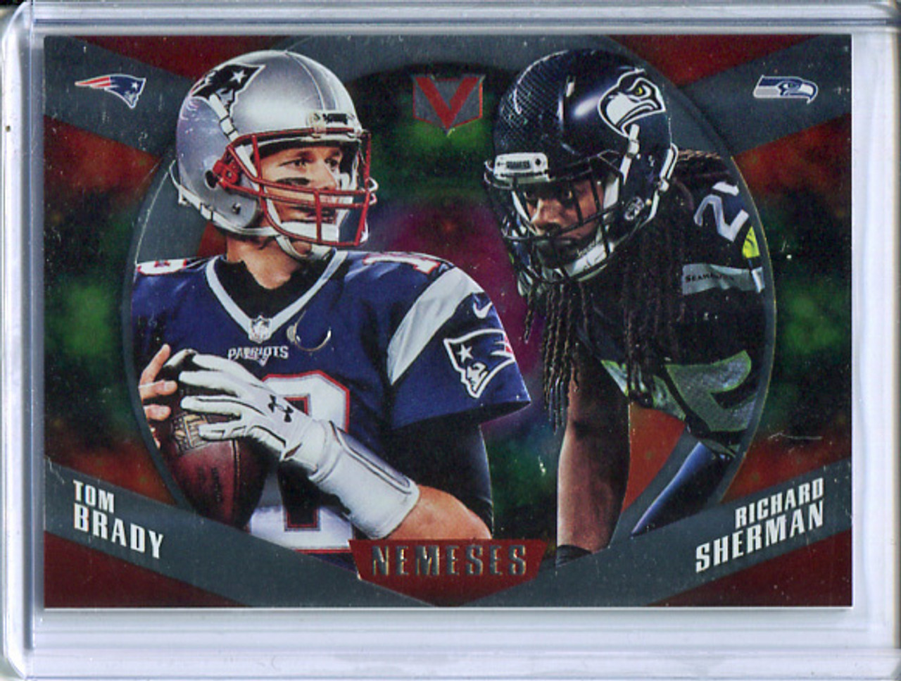 Tom Brady, Richard Sherman 2017 Vertex, Nemeses #NM-2