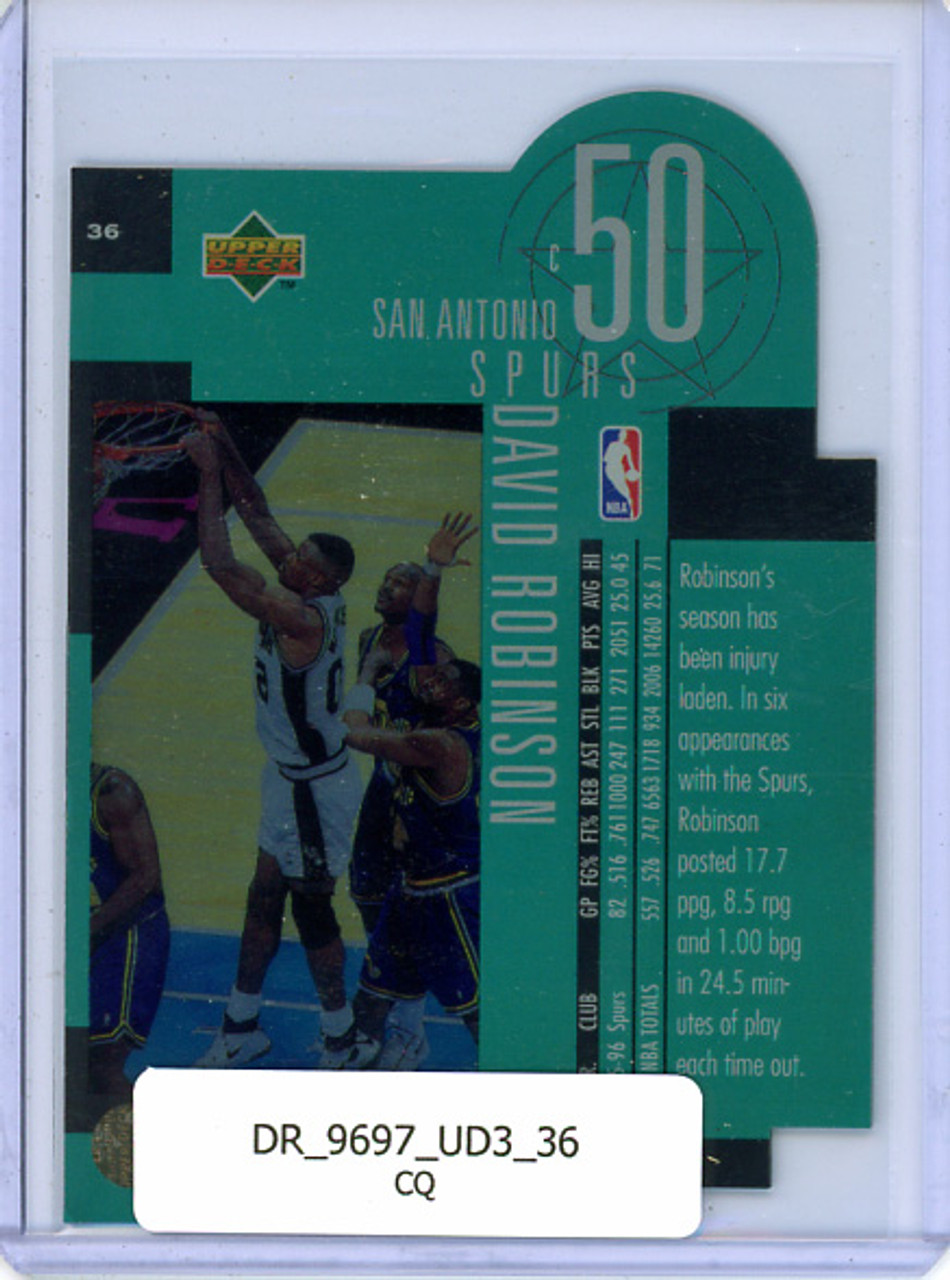 David Robinson 1996-97 UD3 #36 Star Focus (CQ)