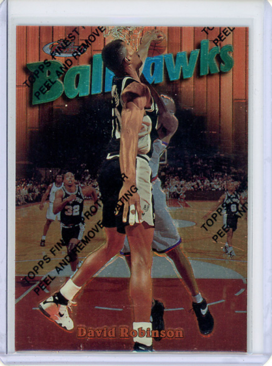 David Robinson 1997-98 Finest #20 Ballhawks with Coating (CQ)