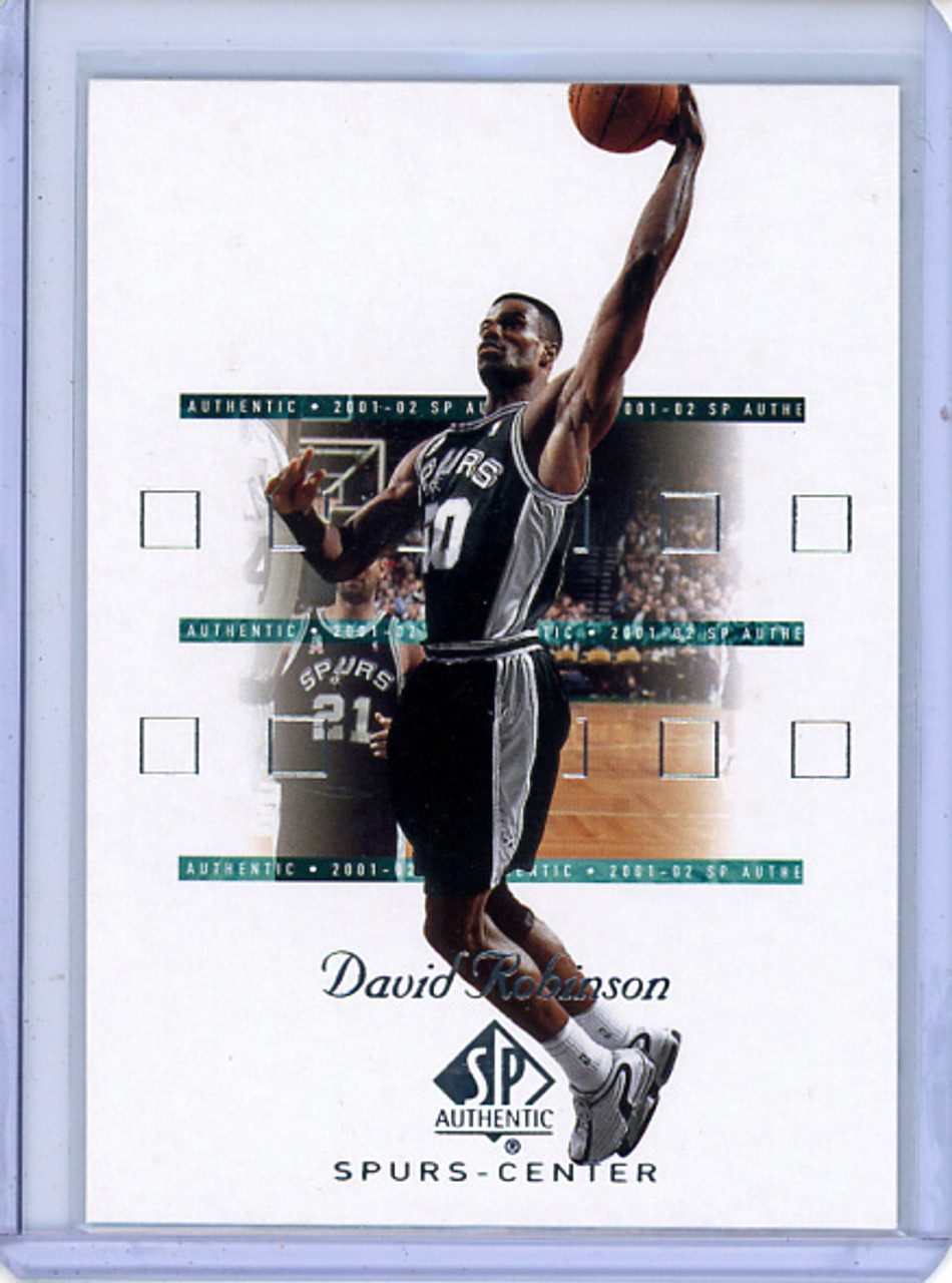 David Robinson 2001-02 SP Authentic #77 (CQ)