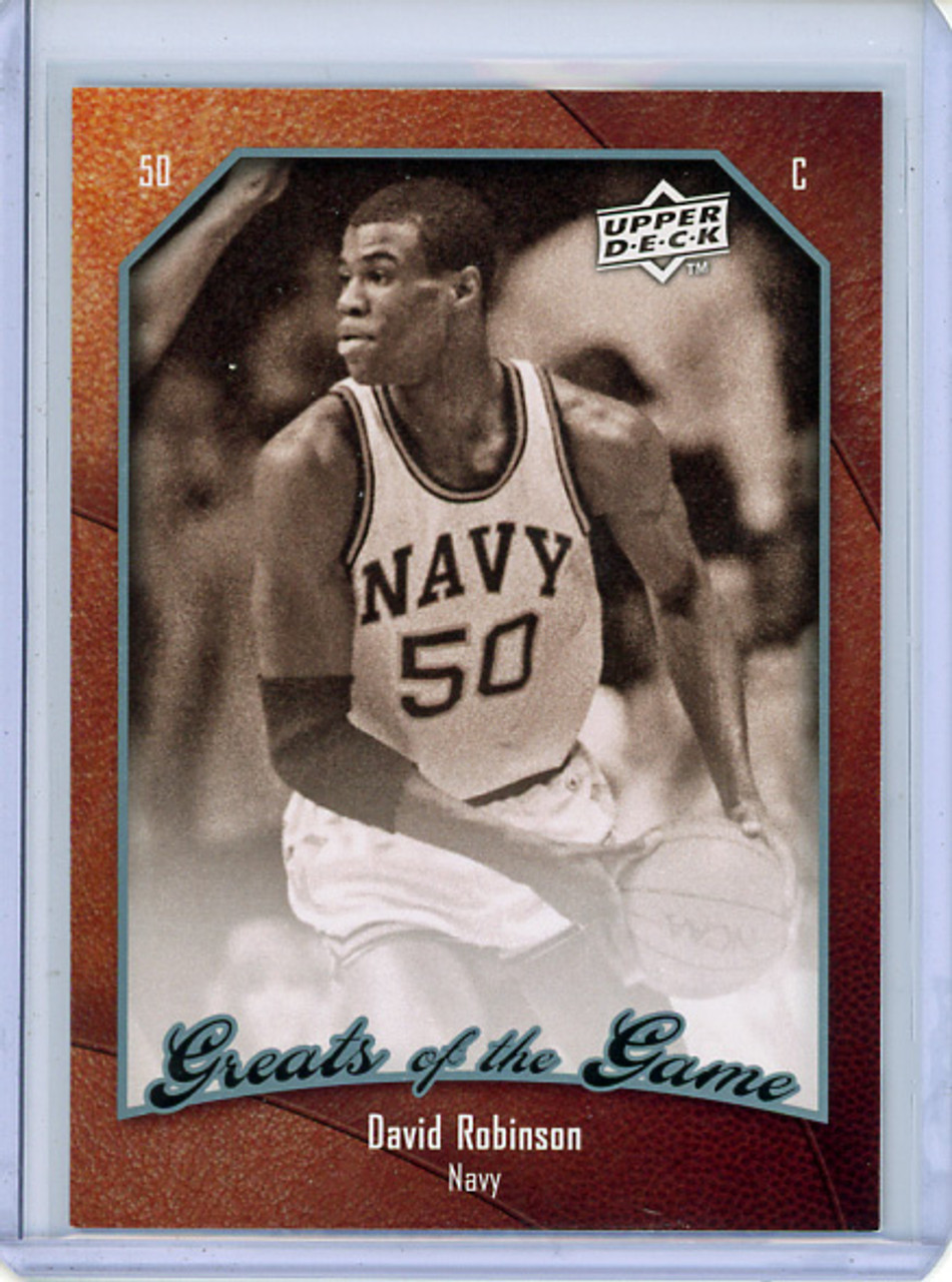 David Robinson 2010 Upper Deck Greats of the Game #80 (CQ)