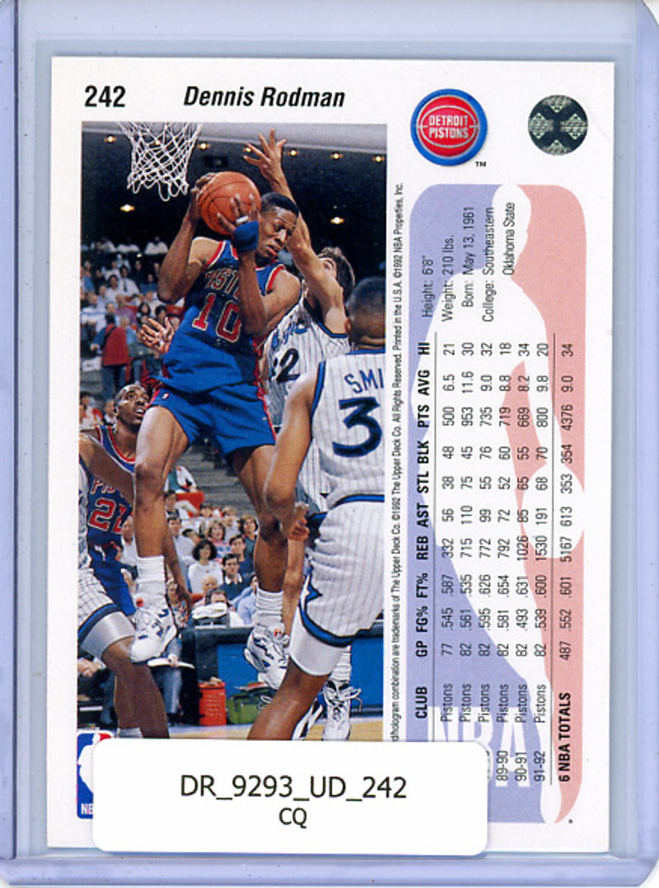 Dennis Rodman 1992-93 Upper Deck #242 (CQ)