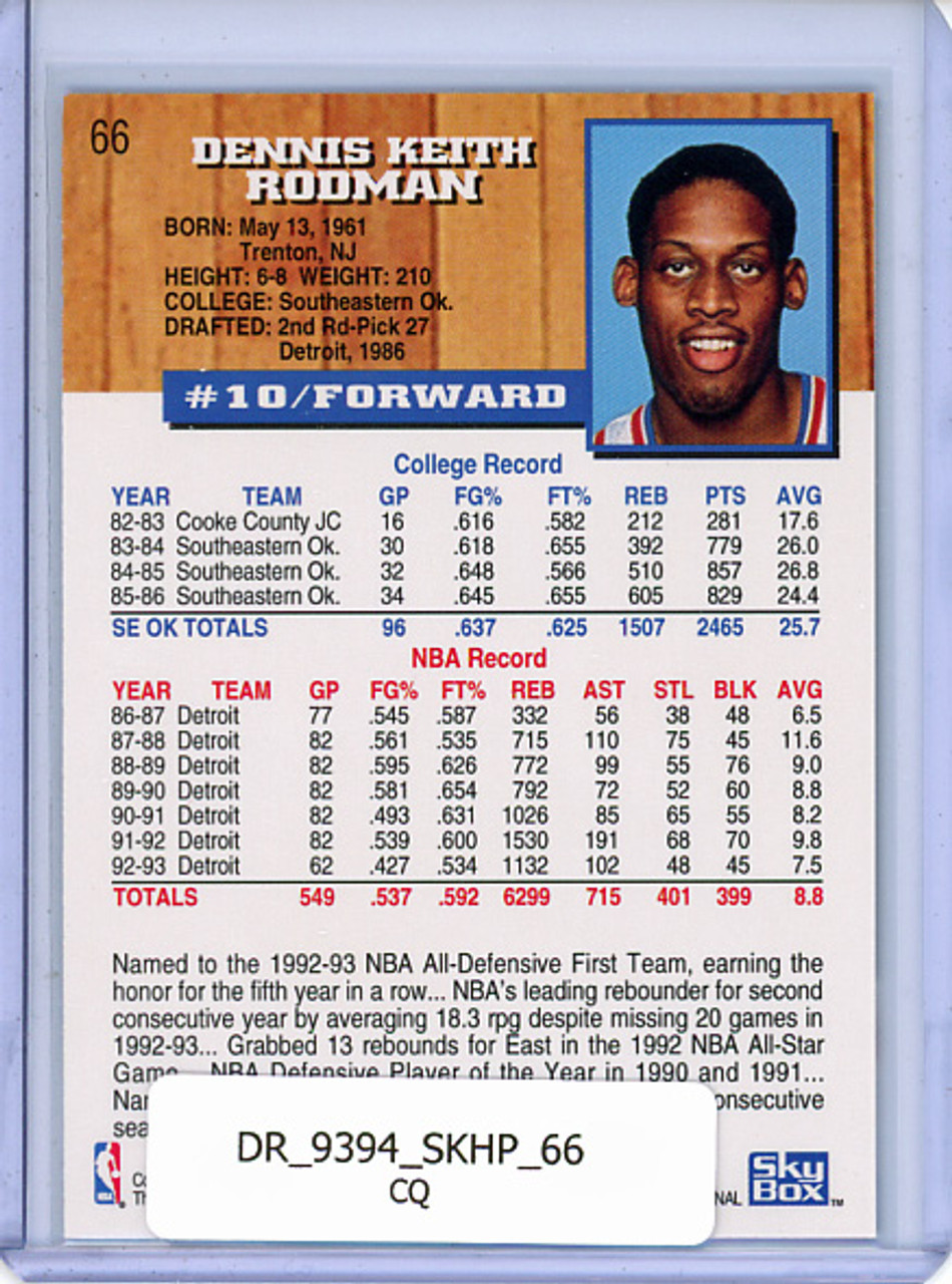 Dennis Rodman 1993-94 Hoops #66 (CQ)