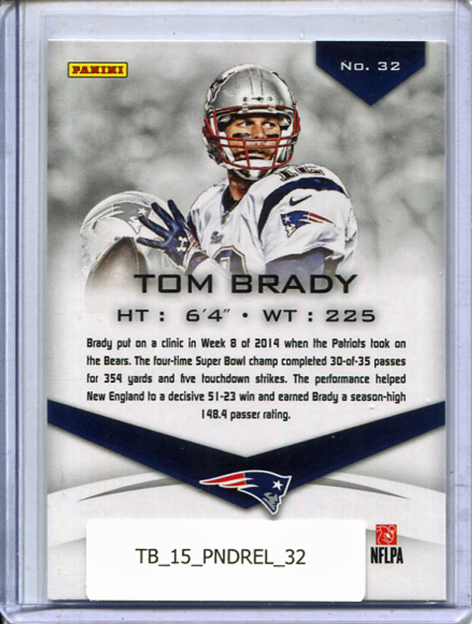 Tom Brady 2015 Donruss, Elite Inserts #32