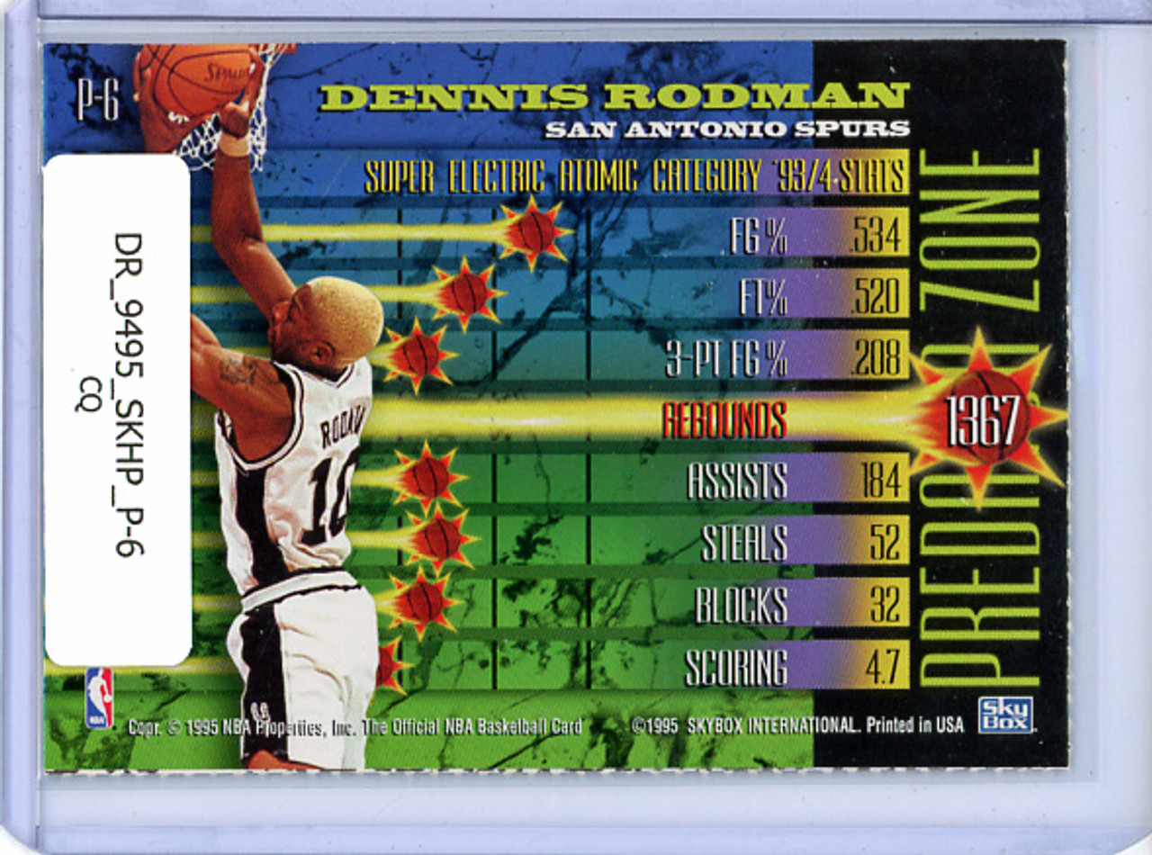 Dennis Rodman 1994-95 Hoops, Predators #P-6 (CQ)