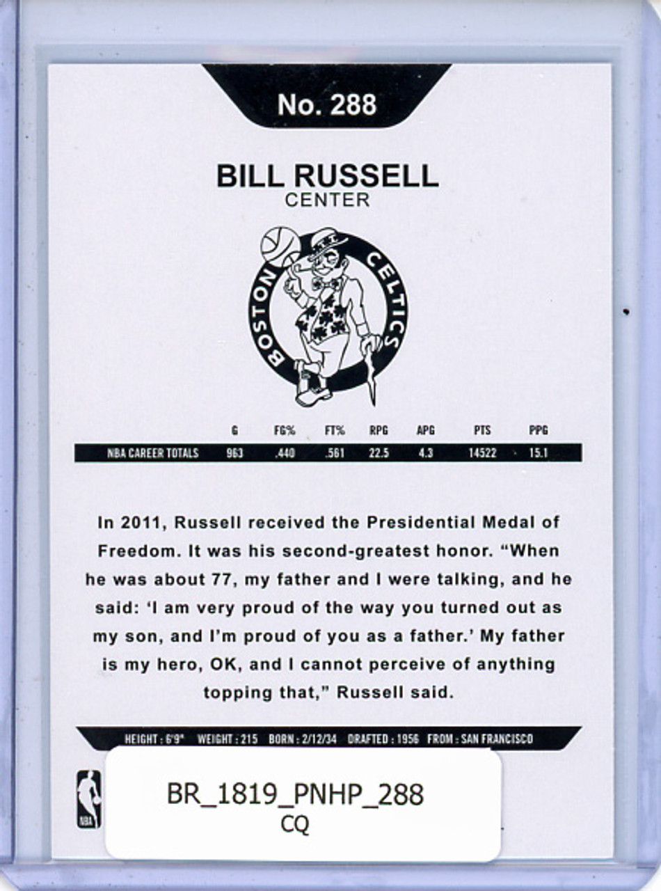 Bill Russell 2018-19 Hoops #288 Tribute (CQ)