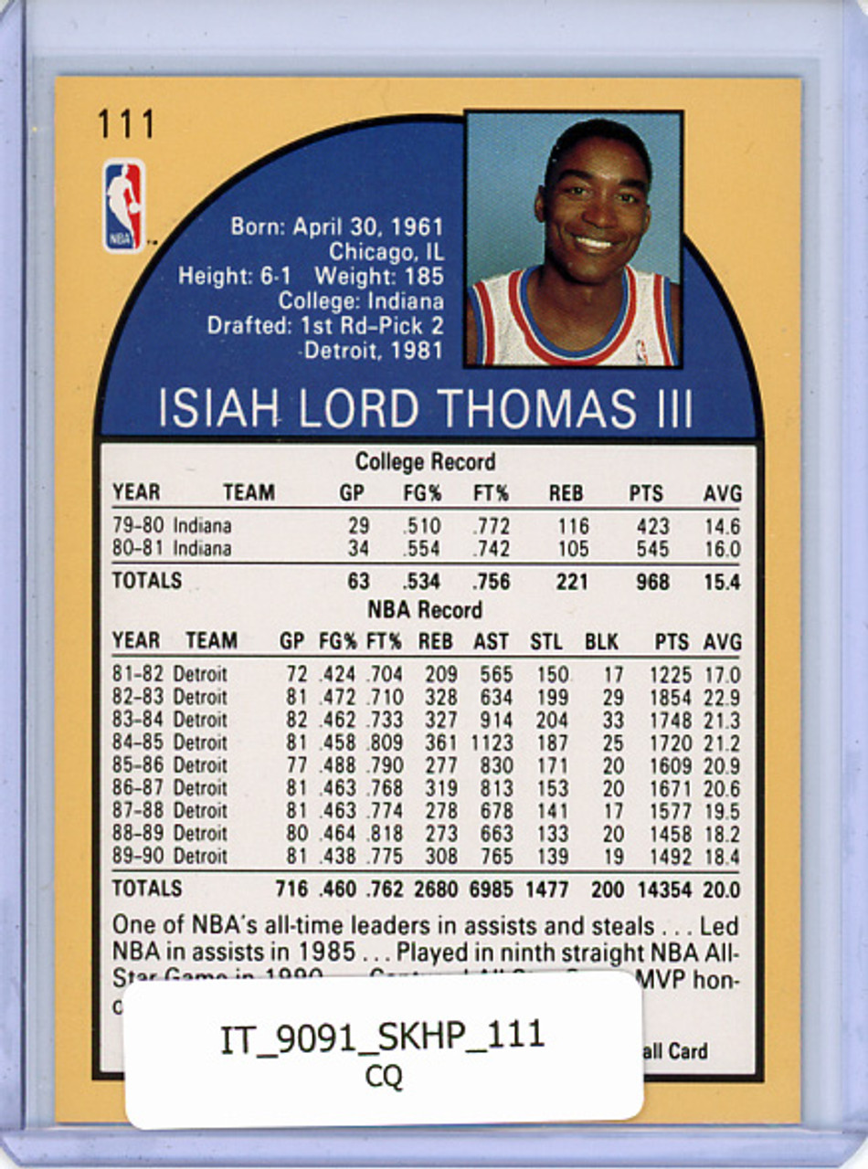 Isiah Thomas 1990-91 Hoops #111 (CQ)