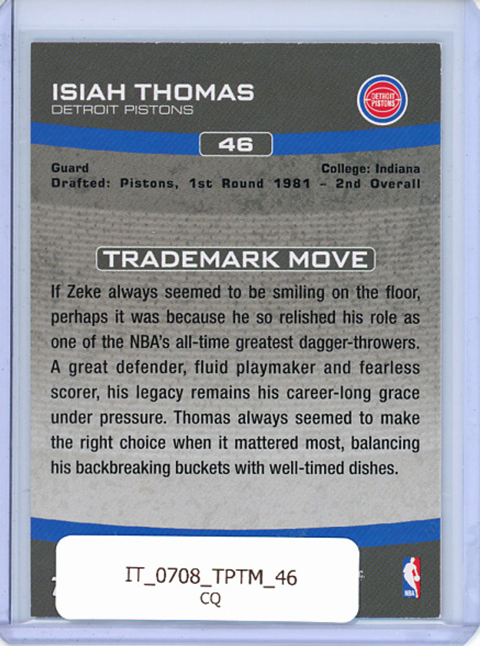 Isiah Thomas 2007-08 Trademark Moves #46 (CQ)