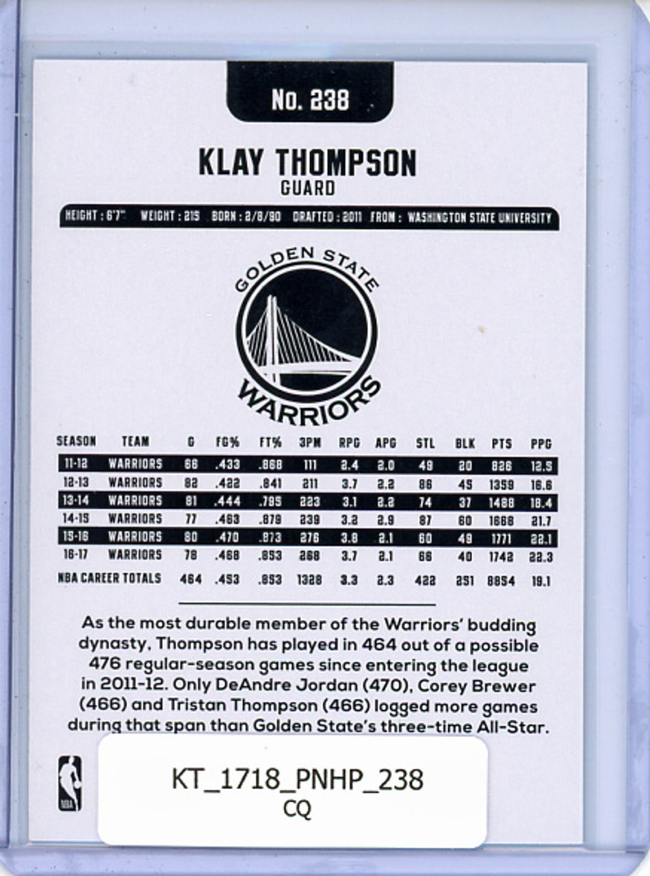 Klay Thompson 2017-18 Hoops #238 (CQ)