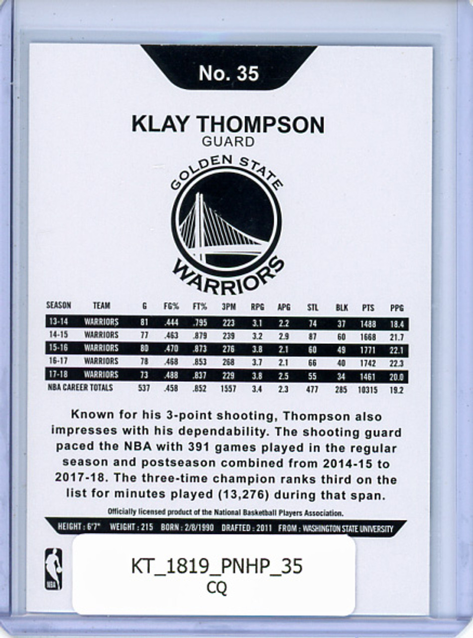 Klay Thompson 2018-19 Hoops #35 (CQ)