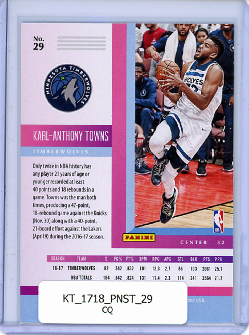 Karl-Anthony Towns 2017-18 Status #29 (CQ)