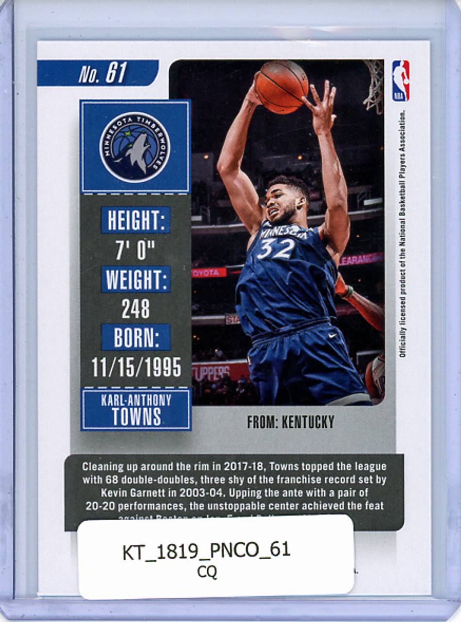 Karl-Anthony Towns 2018-19 Contenders #61 (CQ)