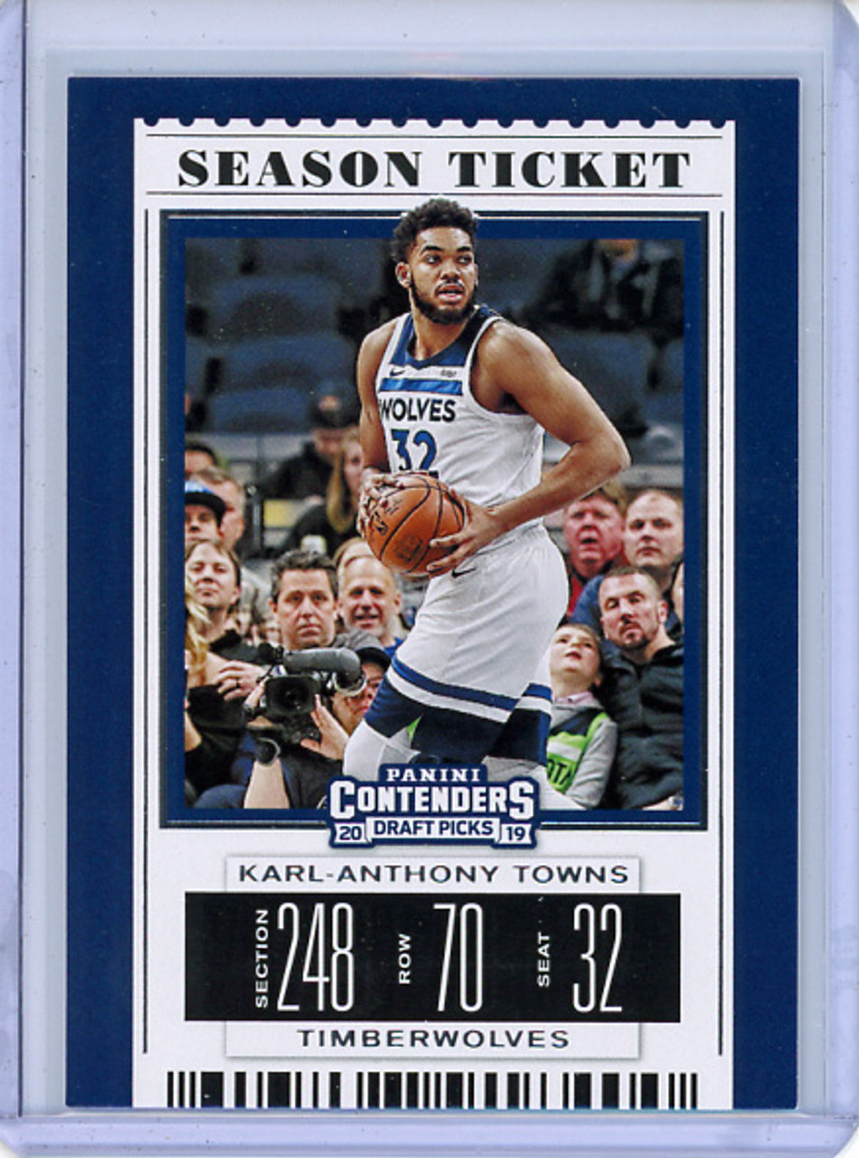 Karl-Anthony Towns 2019-20 Contenders Draft Picks #25 (CQ)