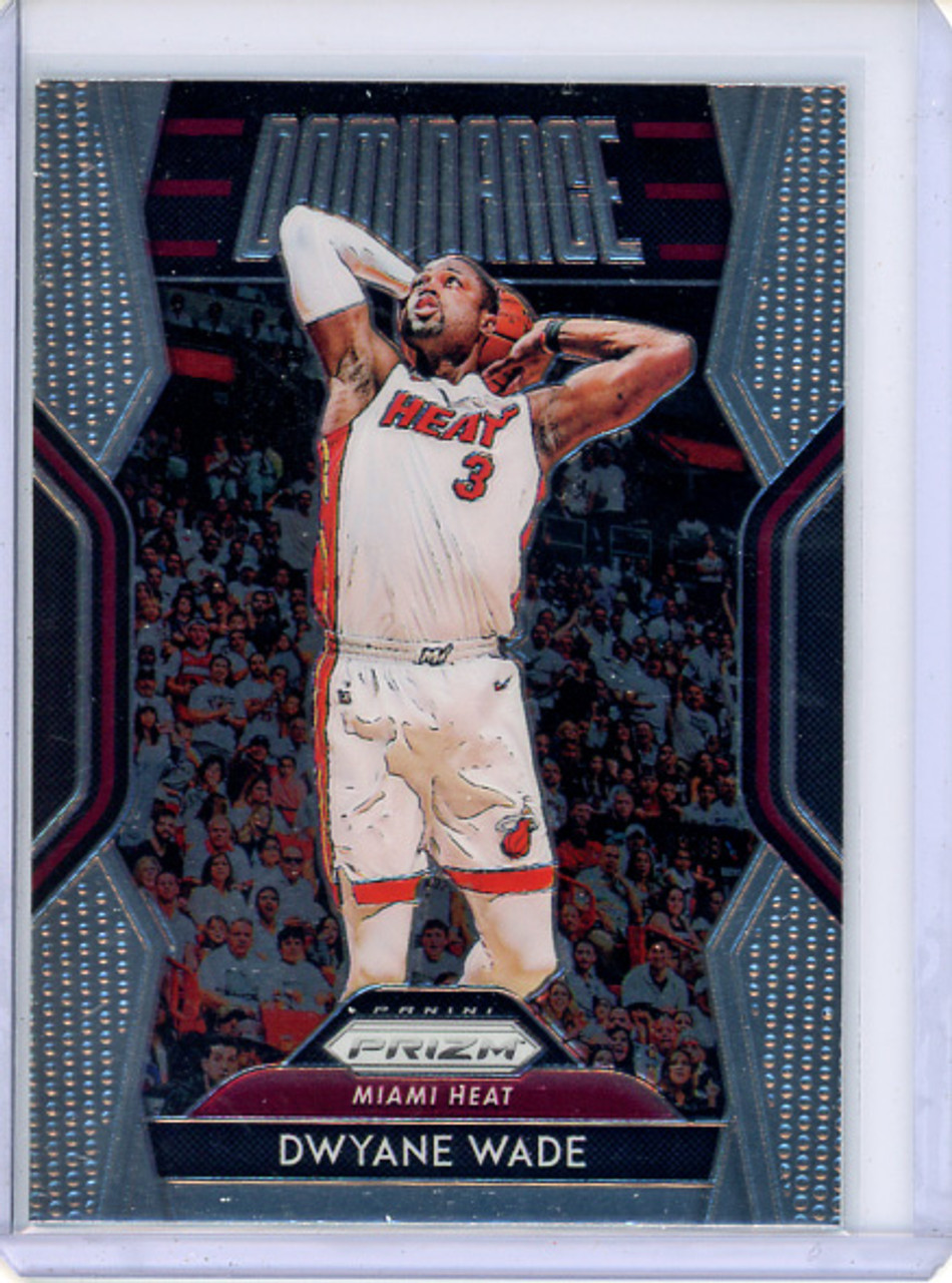 Dwyane Wade 2018-19 Prizm, Dominance #23 (CQ)