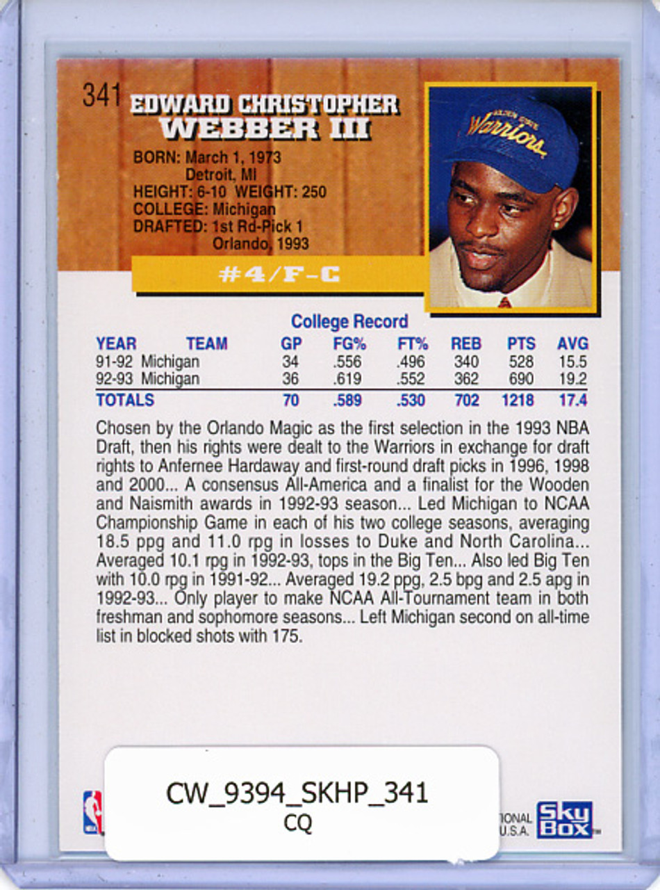Chris Webber 1993-94 Hoops #341 (CQ)