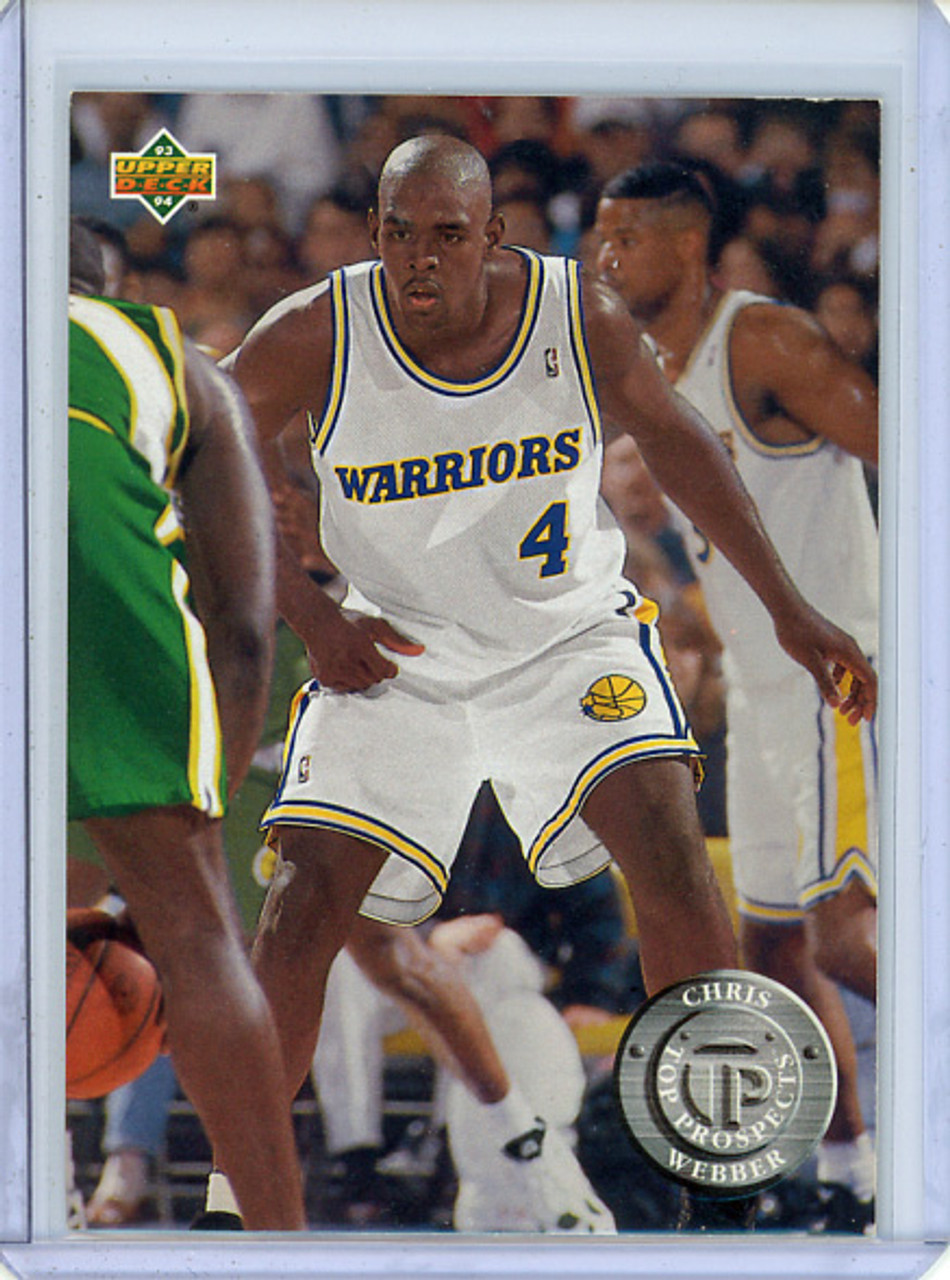 Chris Webber 1993-94 Upper Deck #483 Top Prospects (CQ)