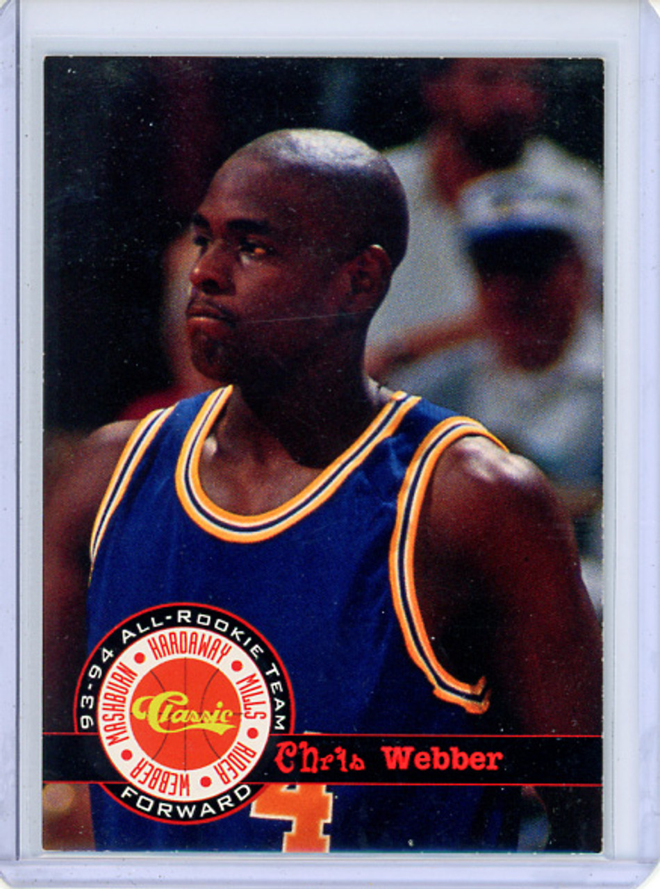 Chris Webber 1994 Classic #13 All-Rookie Team (CQ)