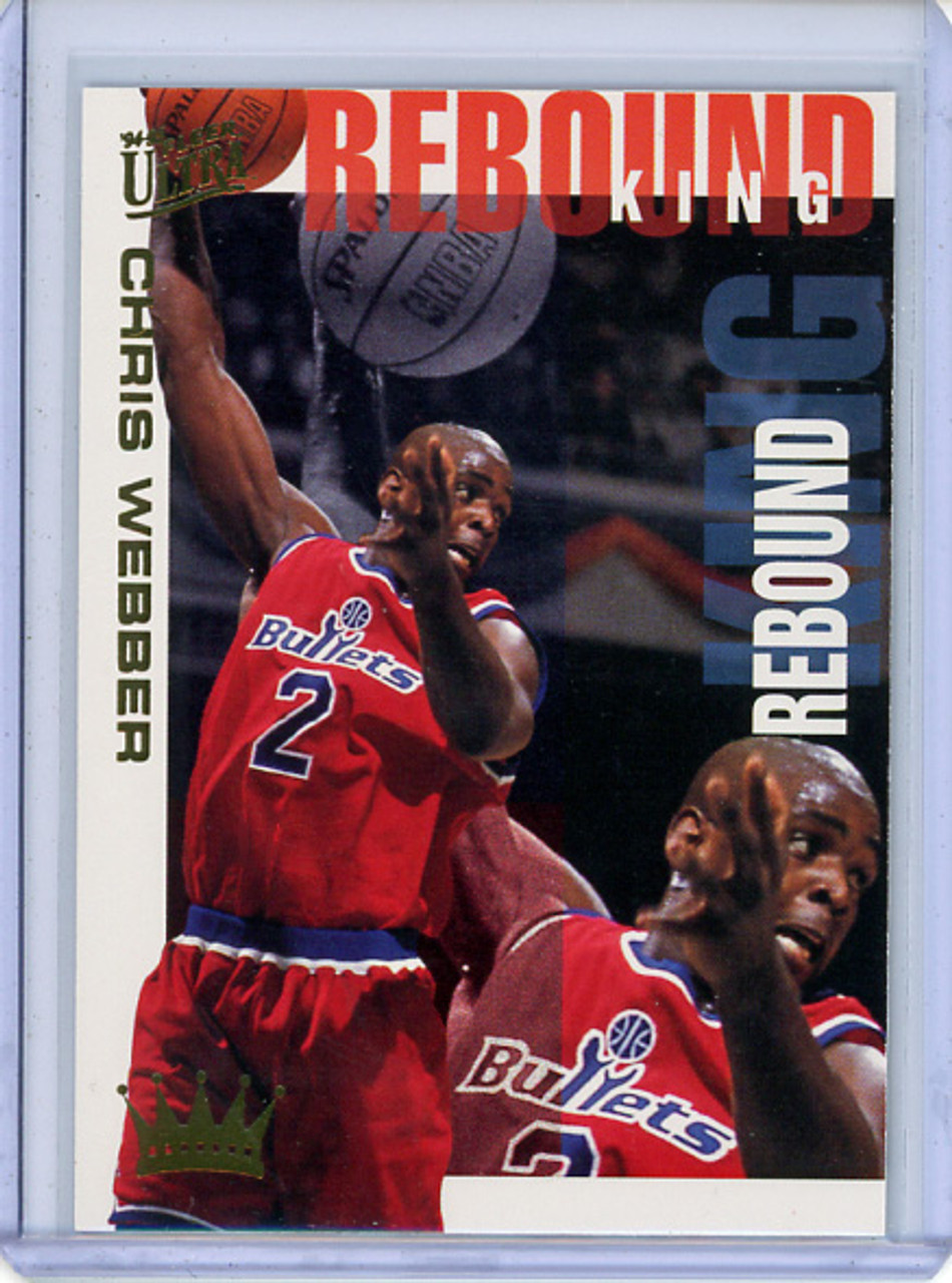 Chris Webber 1994-95 Ultra, Rebound Kings #9 (CQ)