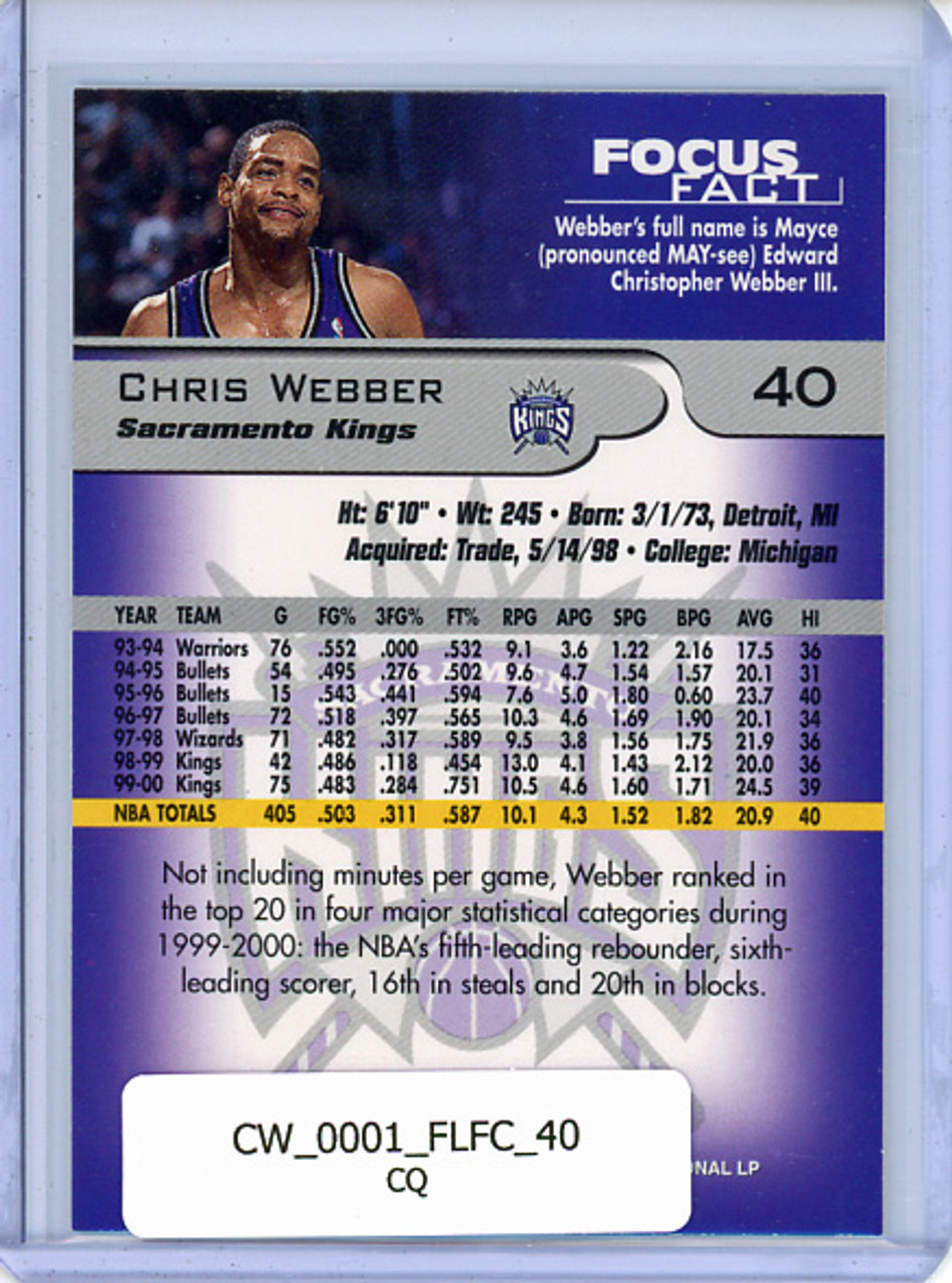 Chris Webber 2000-01 Focus #40 (CQ)