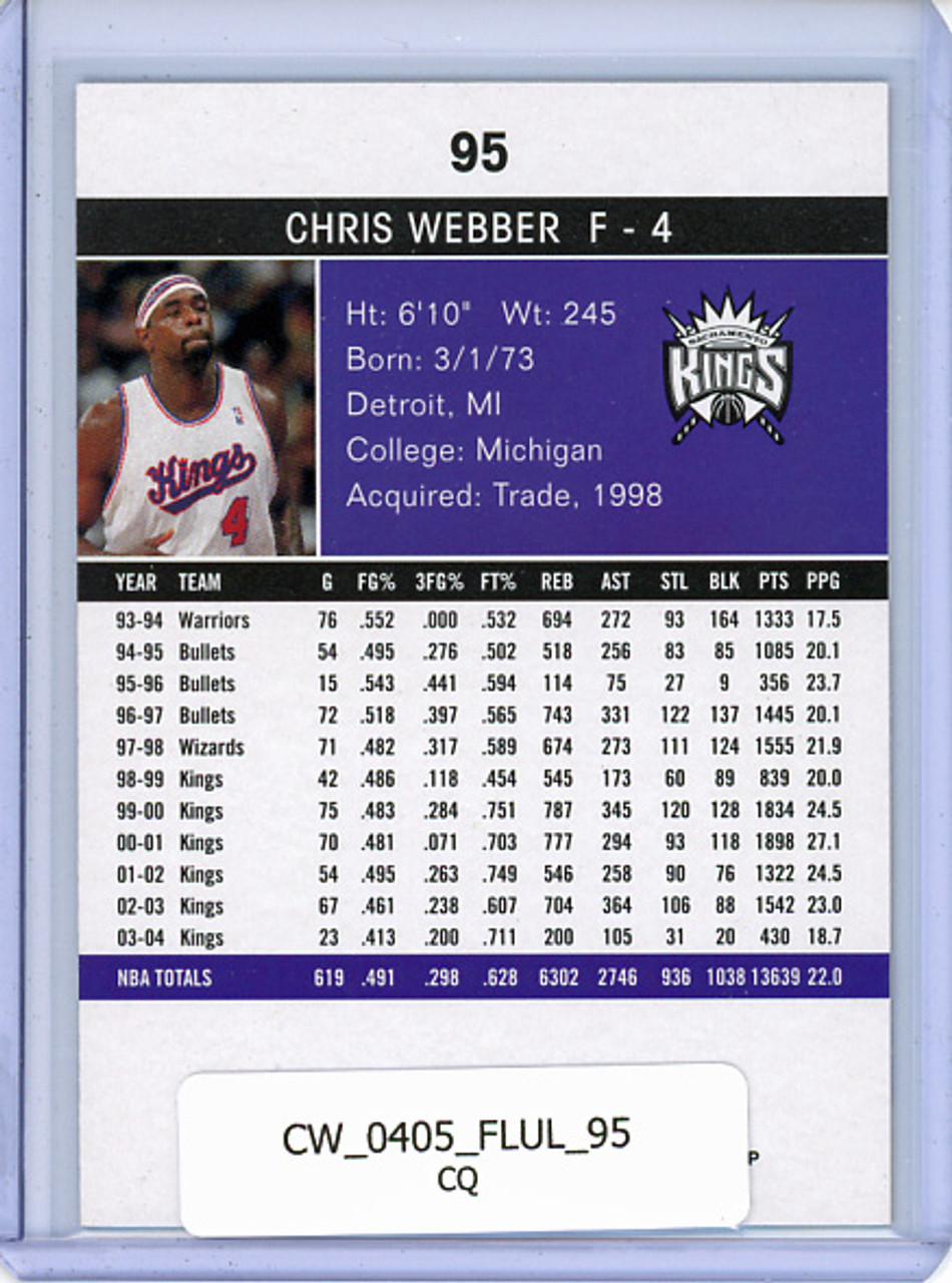 Chris Webber 2004-05 Ultra #95 (CQ)