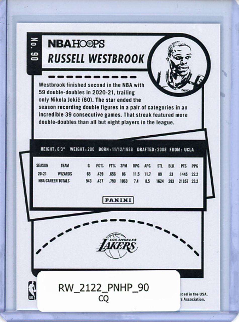 Russell Westbrook 2021-22 Hoops #90 (CQ)